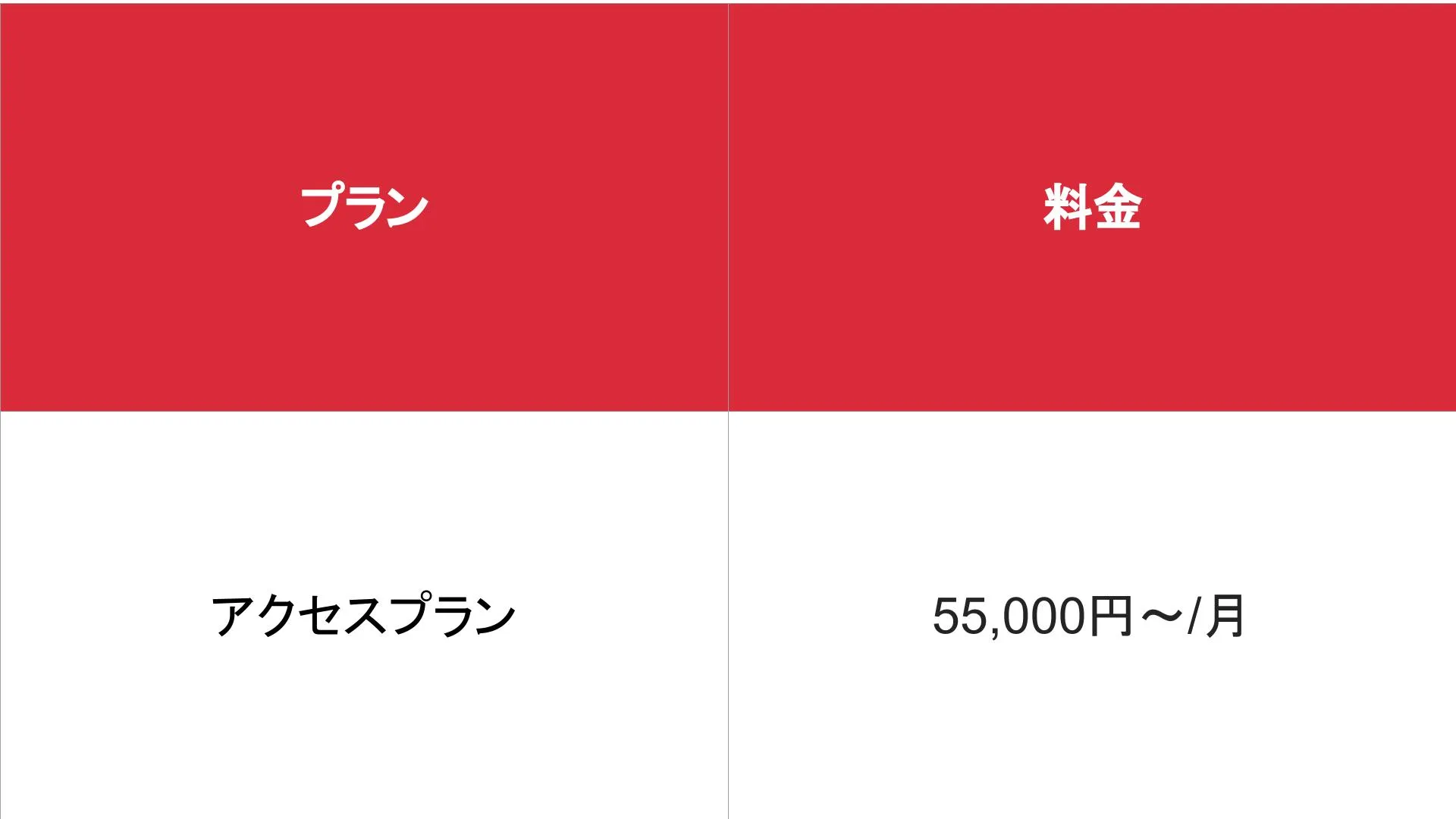 媒体名_基本_料金表