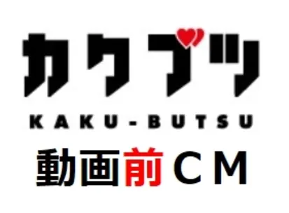 【kaku-butsu(カクブツ)】月300万PVを誇るの動画の前に出す広告!!!